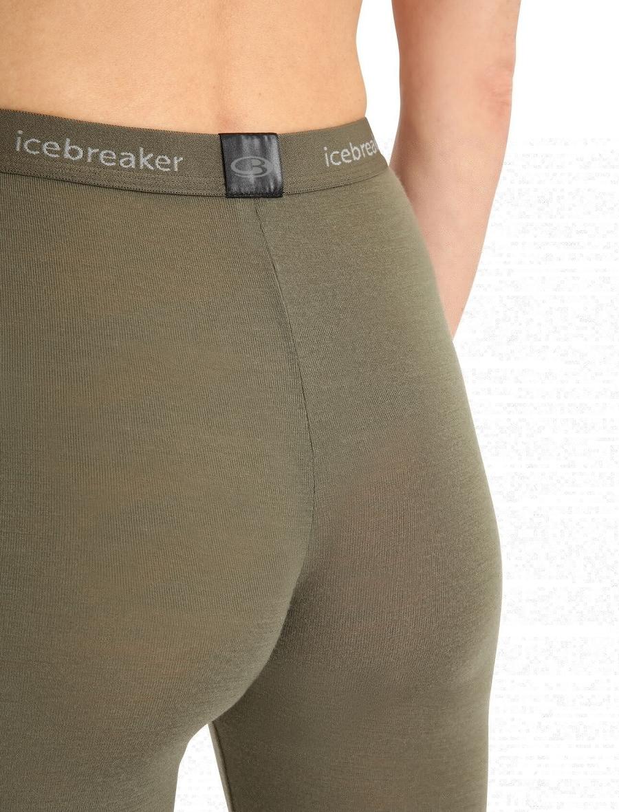 Icebreaker Merino 175 Everyday Thermal Leggings Naisten Base Layers Oliivinvihreä | FI 1899BEXC